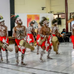 Indigenous dancers performing at the inauguration of FFPII
